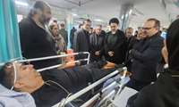 بازدید دکتر توکلی از ستاد هدایت معاونت درمان دانشگاه به همراه حضور در 6 بیمارستان‌