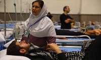 سفیدپوشان دانشگاه علوم پزشکی ایران؛ همراه همیشگی مردم در وداع با «رهبر شهید»