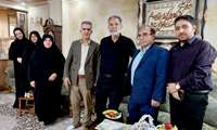 دیدار مدیران دانشگاه علوم پزشکی ایران با خانواده شهید محمد خلج از شهدای جنگ رمضان