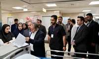بازدید نوروزی معاونان دانشگاه علوم پزشکی ایران از بیمارستان امام خمینی(ره) شهریار