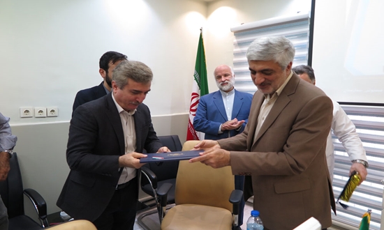 مراسم تکریم و معارفه رئیس بیمارستان شهدای هفتم تیر
